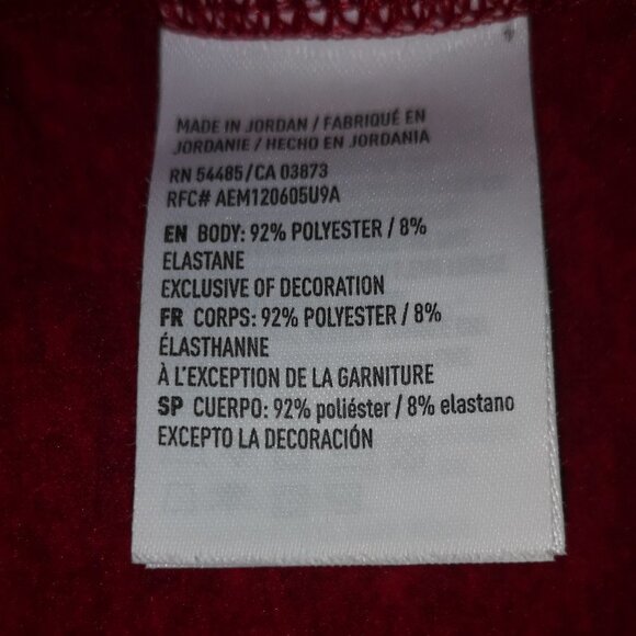 American Eagle Outfitters Flex Ladies Size Small Red Fleece Lined Hoodie - Picture 4 of 6